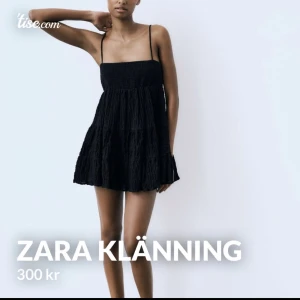 Zara klänning  - Super fin svart zara klänning 