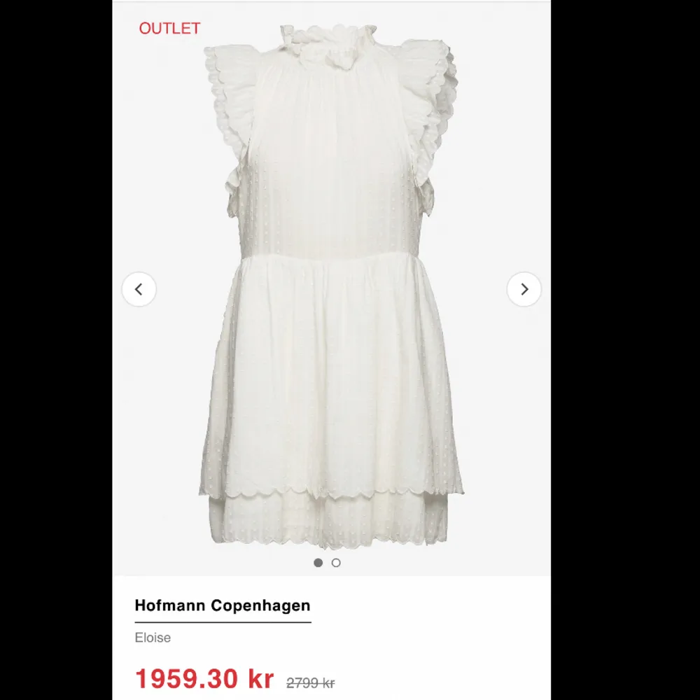 Säljer min gamla studentklänning från Hofmann Copenhagen. Superfin och i nyskick, använd en gång!💕 Nypris: 2799 kr. Klänningar.