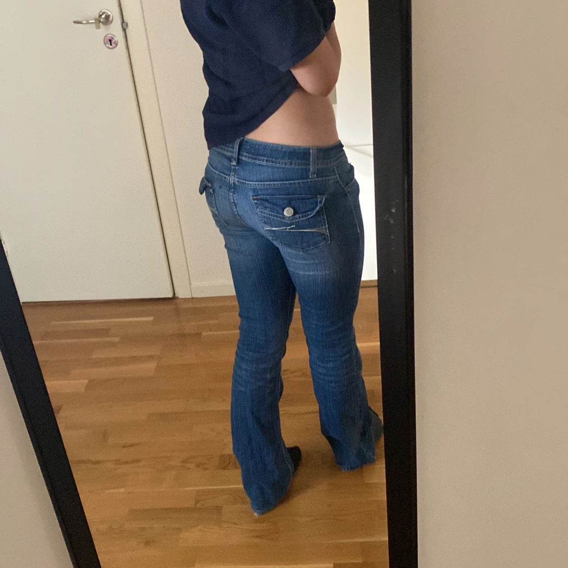 Low rise bootcut jeans  - 90