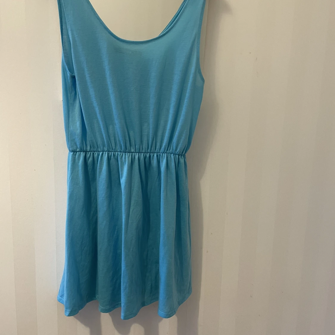 Blå klänning storlek L - 91