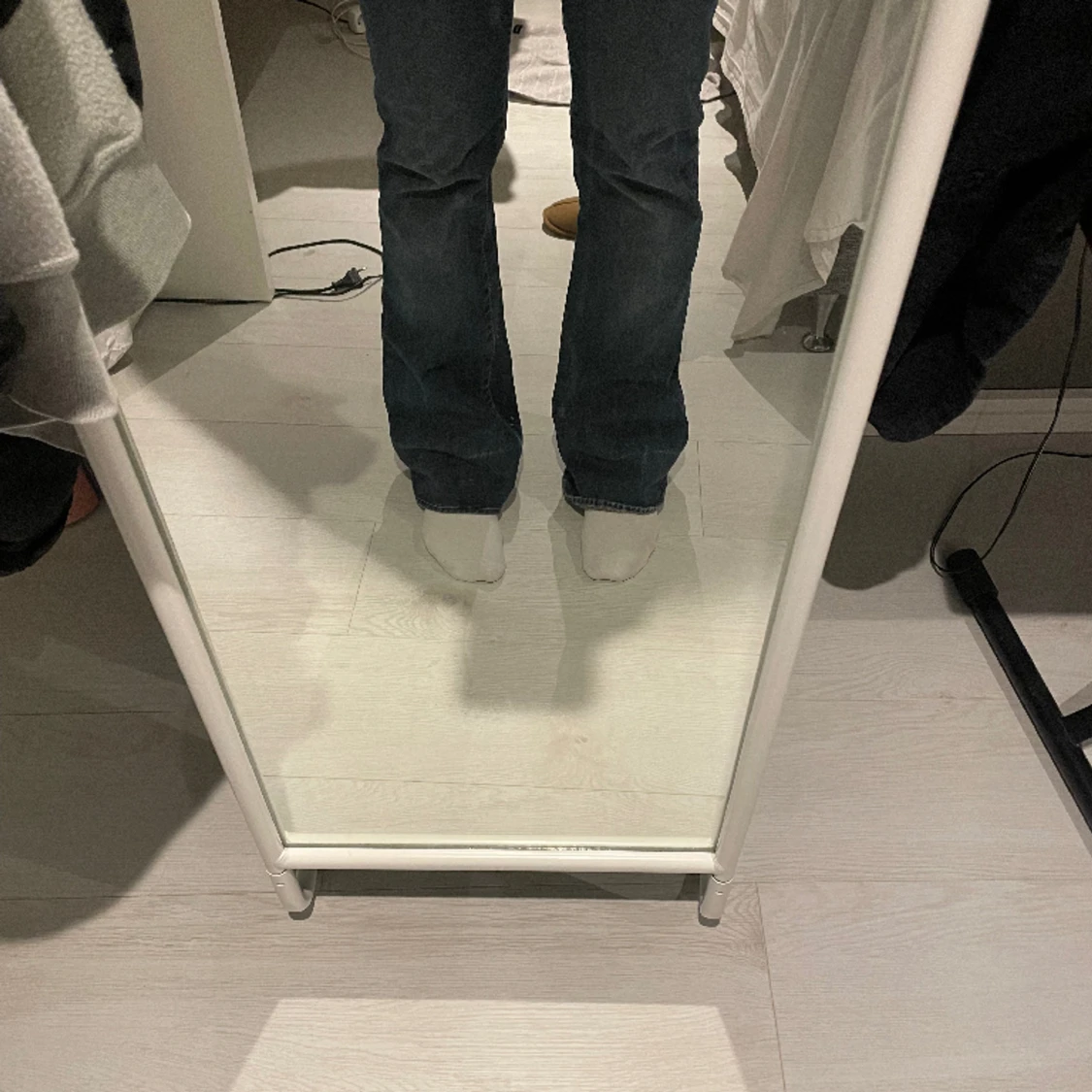 Mörkblåa Bootcut jeans från crocker originals - 90
