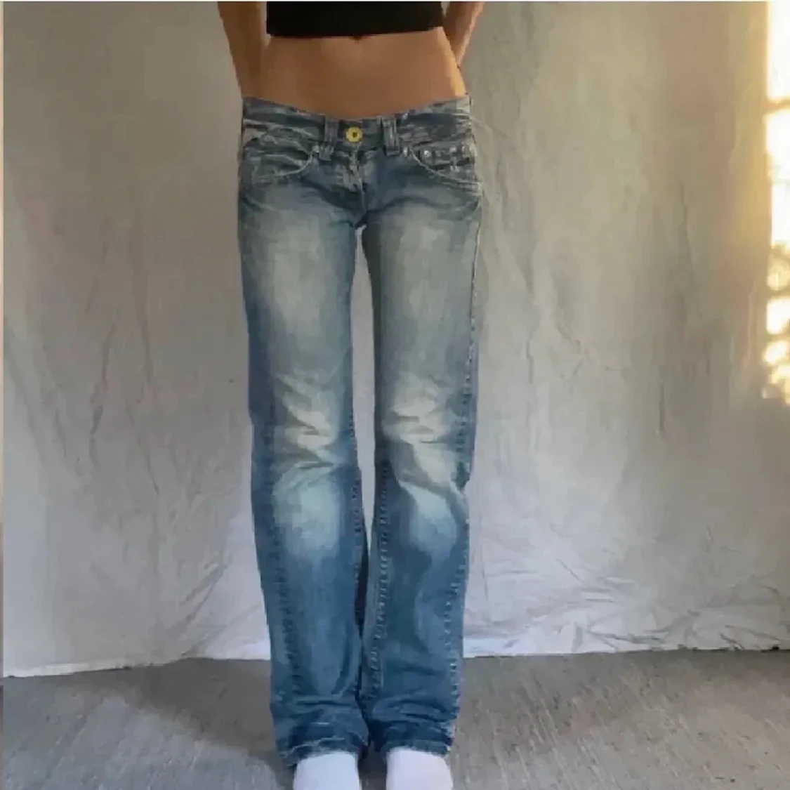 Lågmidjade jeans