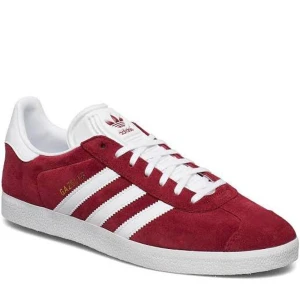 Adidas gazelle - Ett par röda adidas gazelle köpta på Sellpy. Endast använda ett fåtal gånger av mig så de är i gott skick. Kan skicka bilder om det önskas!