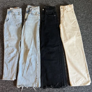 Jeanspaket storlek xs - 4 par jeans i storleken xs, använda få gånger därav bra skick. Säljes som ett paket. Hämtas på plats eller fraktas mot portokostnad.