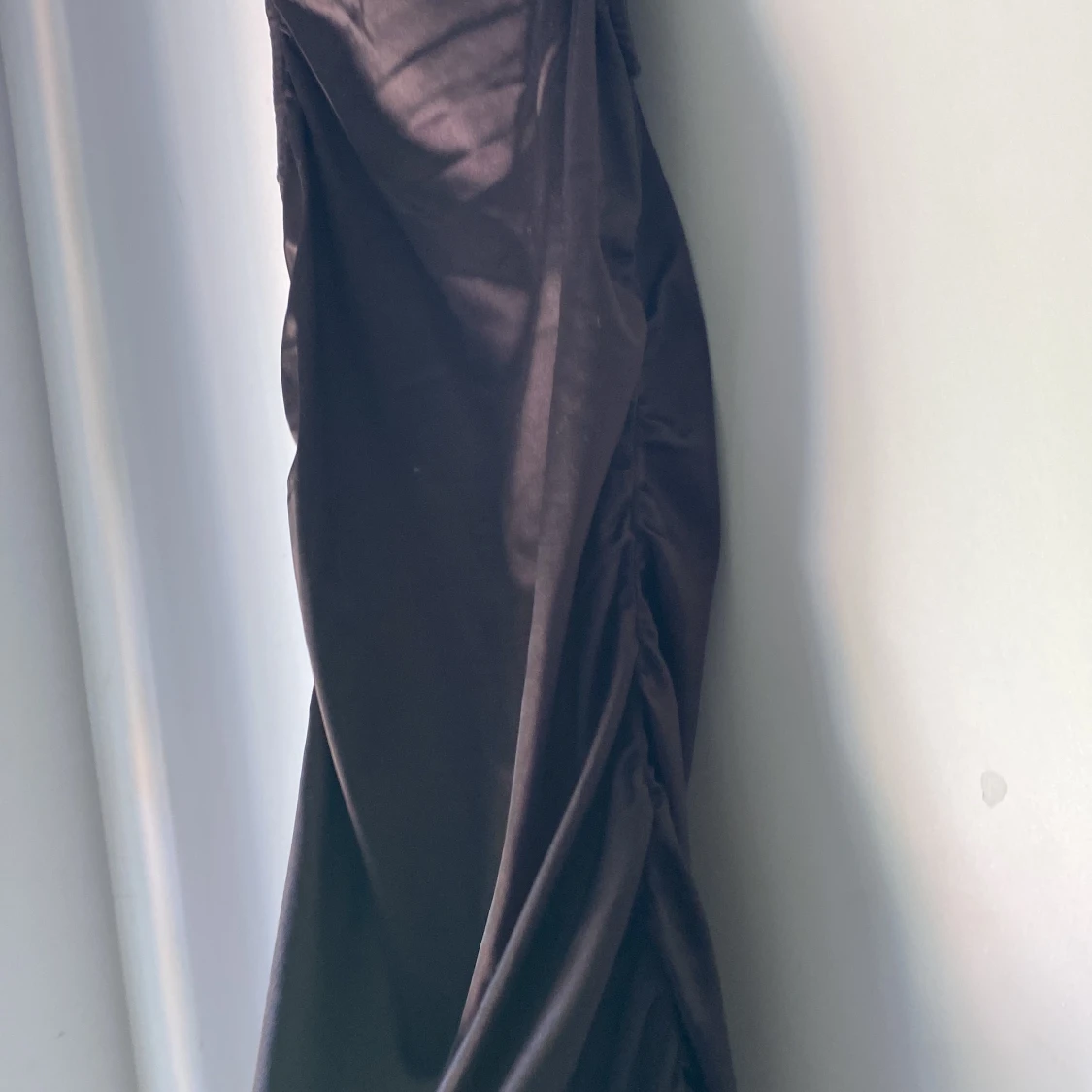 Mörk brun klänning - 91