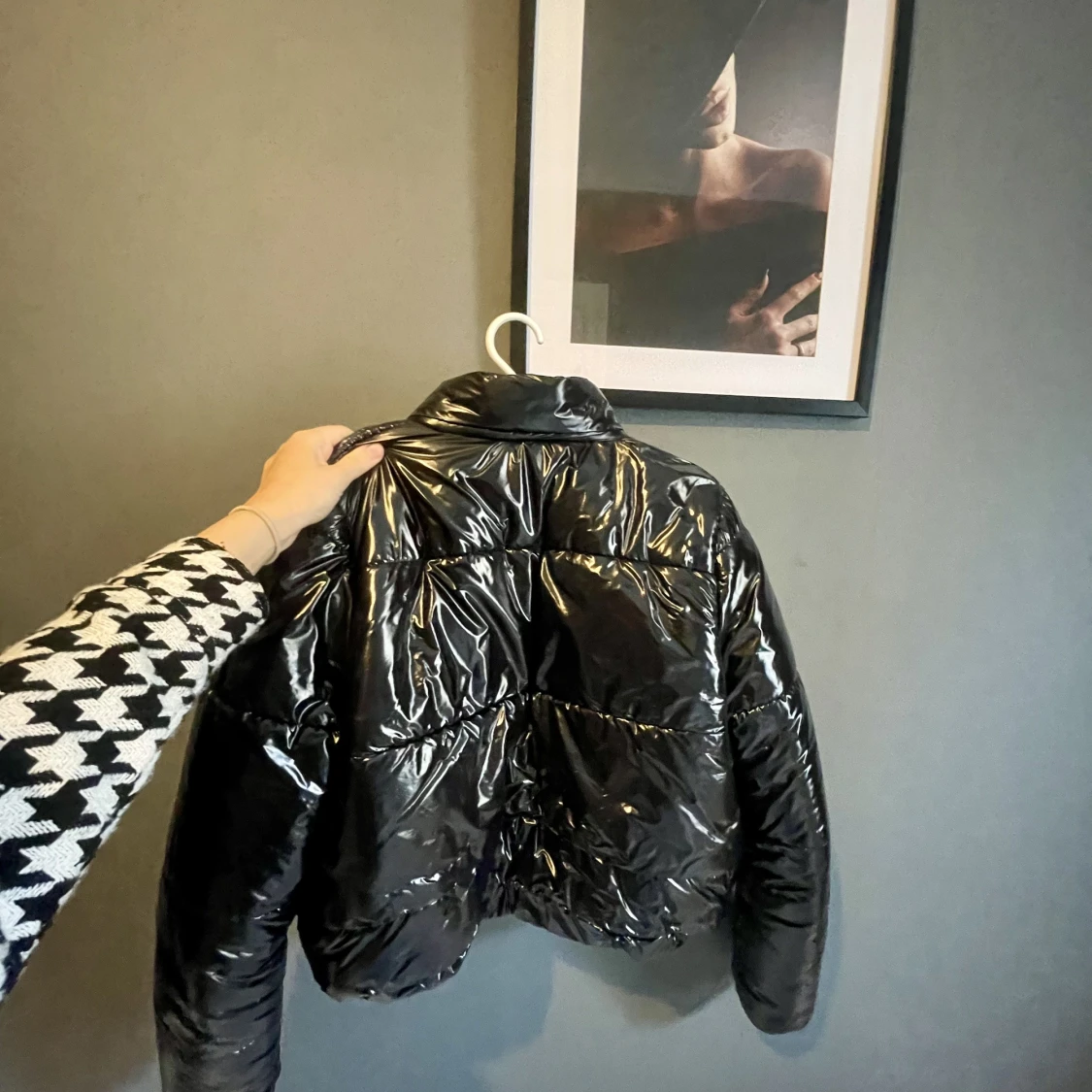 Glansig jacka chiquelle - 90