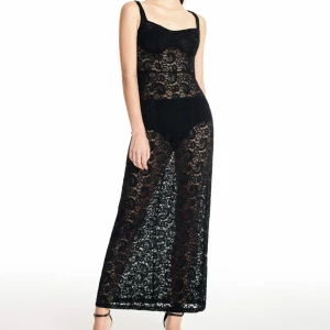 Spetsklänning  - Jättefin genomskinlig spetsklänning från cider! Önskar verkligen den satt bra på mig men den är lite för stor 💔bilderna är från hemsidan, skriv om du har frågor eller vill ha fler bilder! Lapparna är kvar 