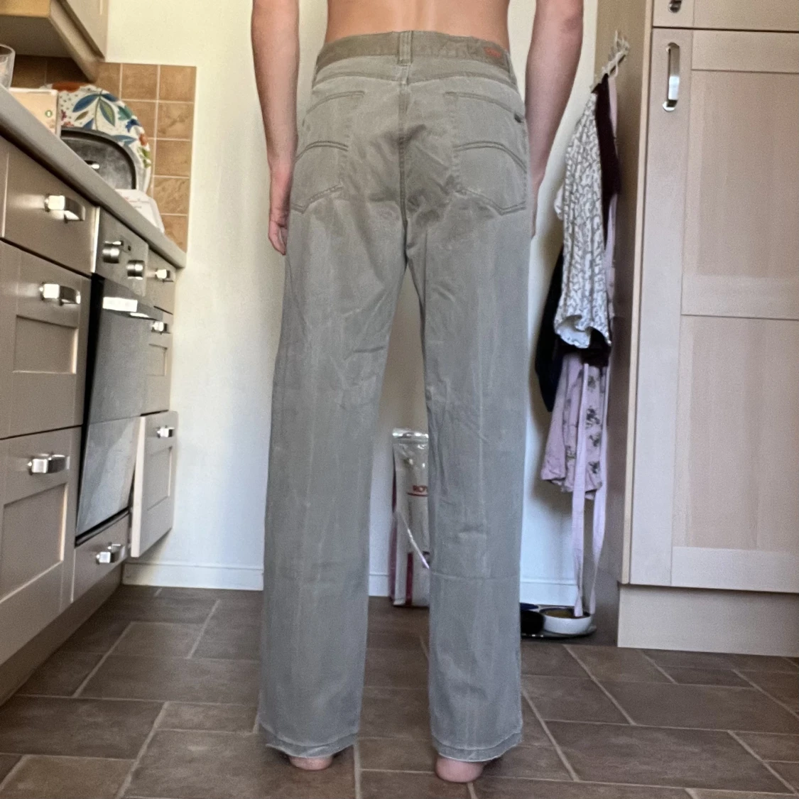 Beiga vintagebyxor - 91