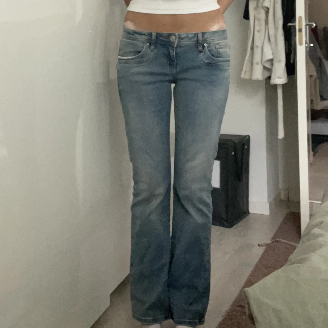 Lågmidjade jeans