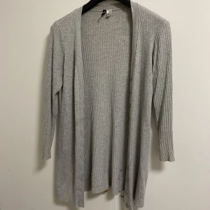 Kofta - En grå och väl använd kofta som är från H&M 