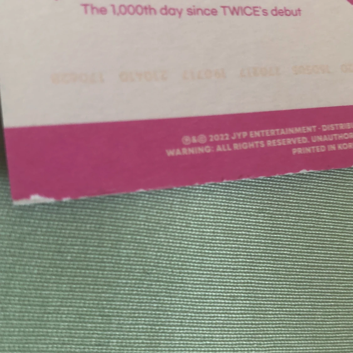 Jeongyeon Postcard - 91