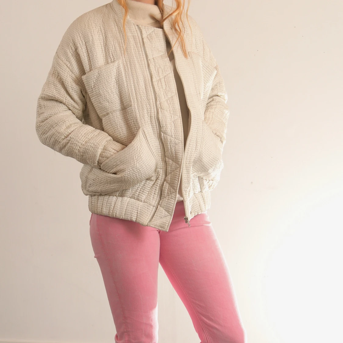 Pläderad Jacka - 91