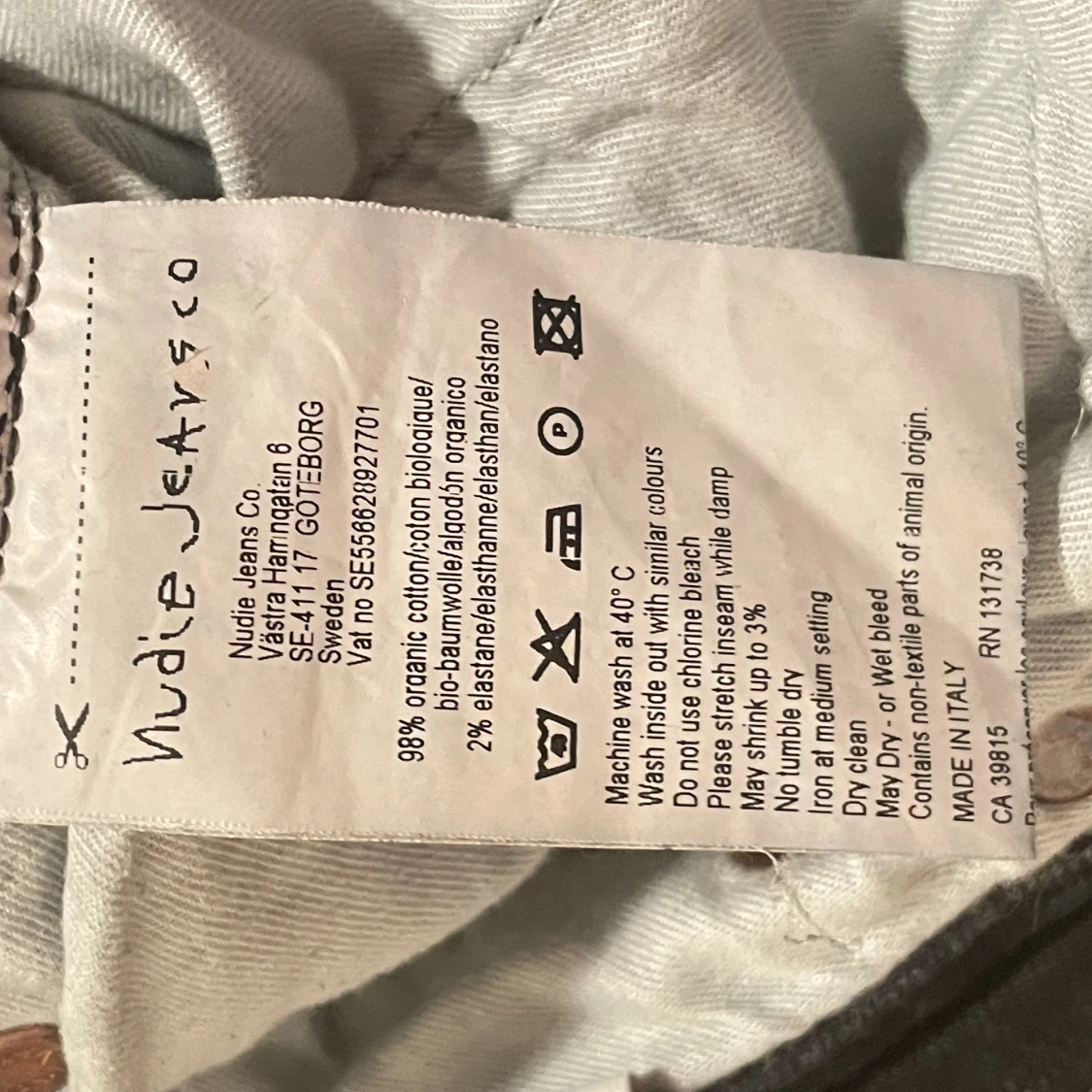 Nudie slim jeans.      slim fit - 91