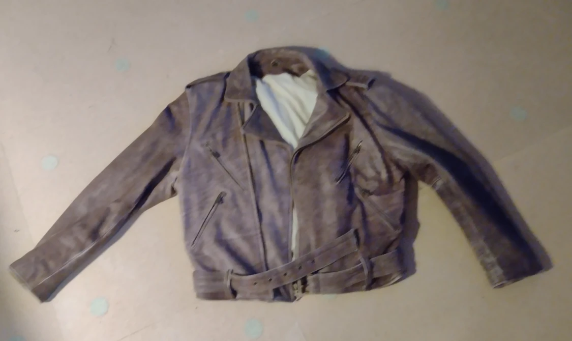 Biker Skinnjacka Large