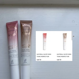 Lumene natural glow blush and bronzer - Köpt 1 för 85kr och 2 för 155kr. Bronzer i färgen ”2 perfect tan” och Blushet i färgen ”4 berry blush”. 20 ml i vardera produkt. OBS: använda 1 gång var när jag testa dem. Har alldrig får användning för den sen dess. ❤️❤️