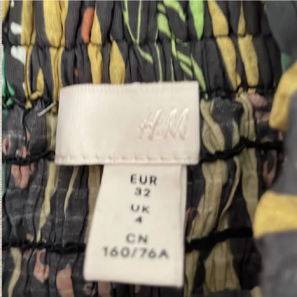 Söt mönstrad topp☁️💚 - 91