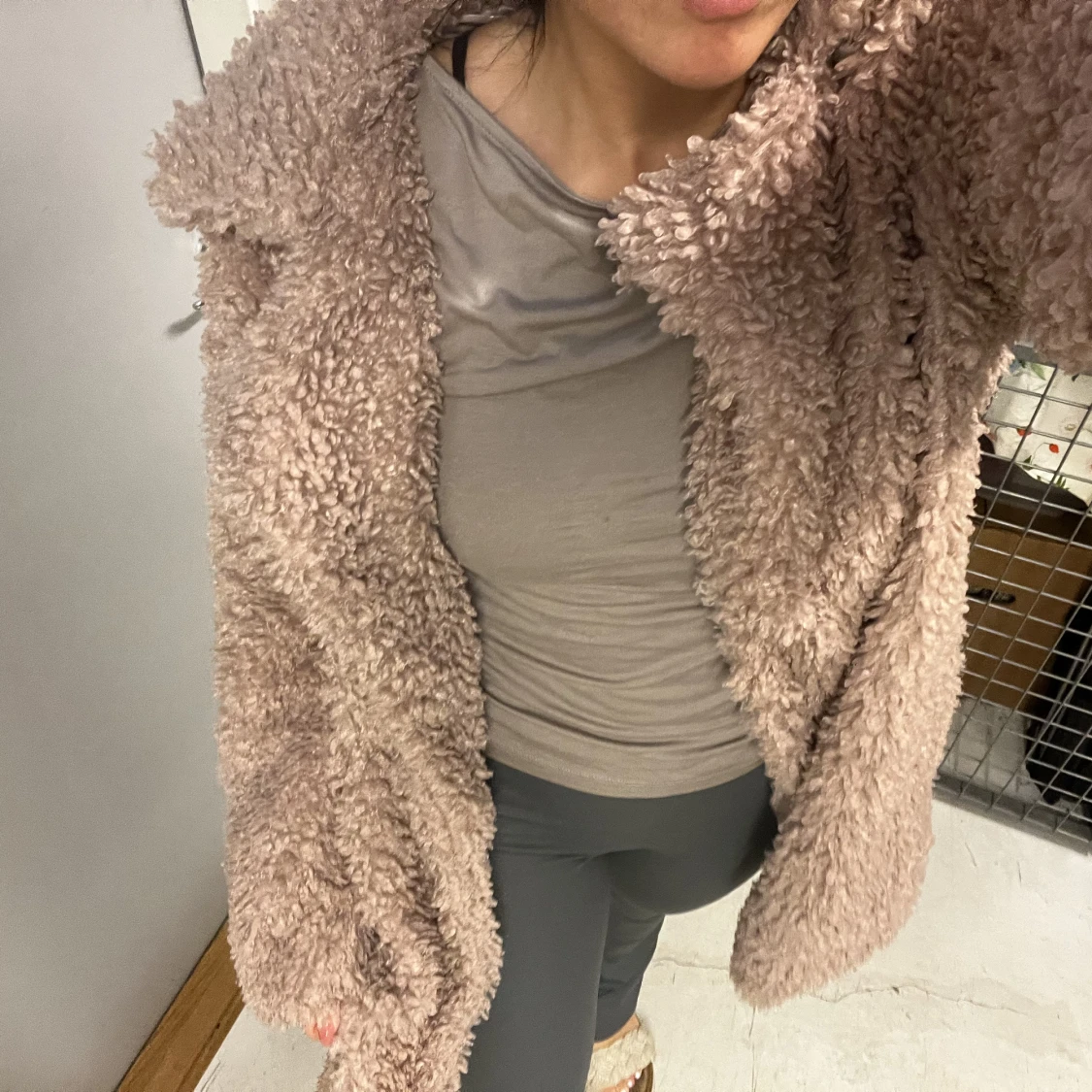 Rosa päls jacka  - 91