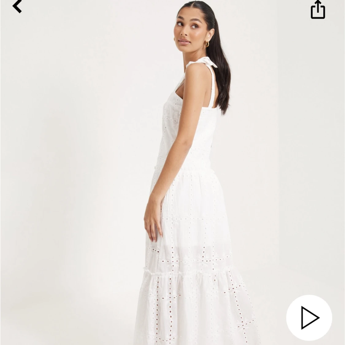 Vit Parisian klänning  - 90