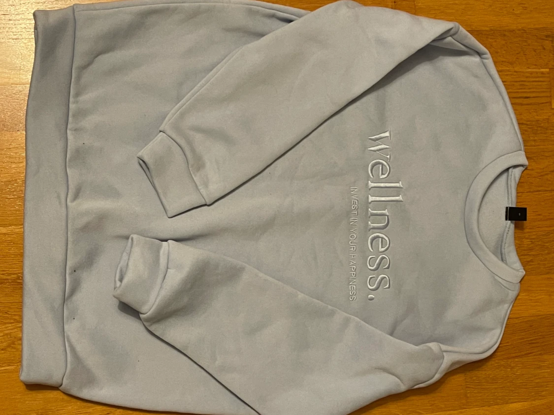 Ljusblå tjock Tröja - 90