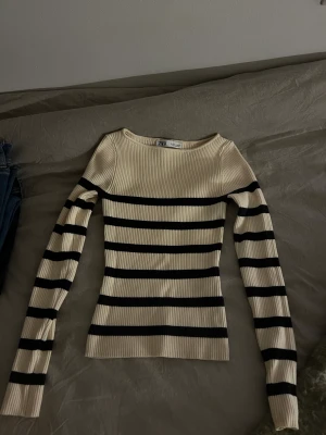 Helt ny tröja från Zara - Helt oanvänd randig långärmad tröja från Zara. Säljer då jag inte fått användning för den. Köpt för cirka 3 månader sen. Nypris var 300kr.