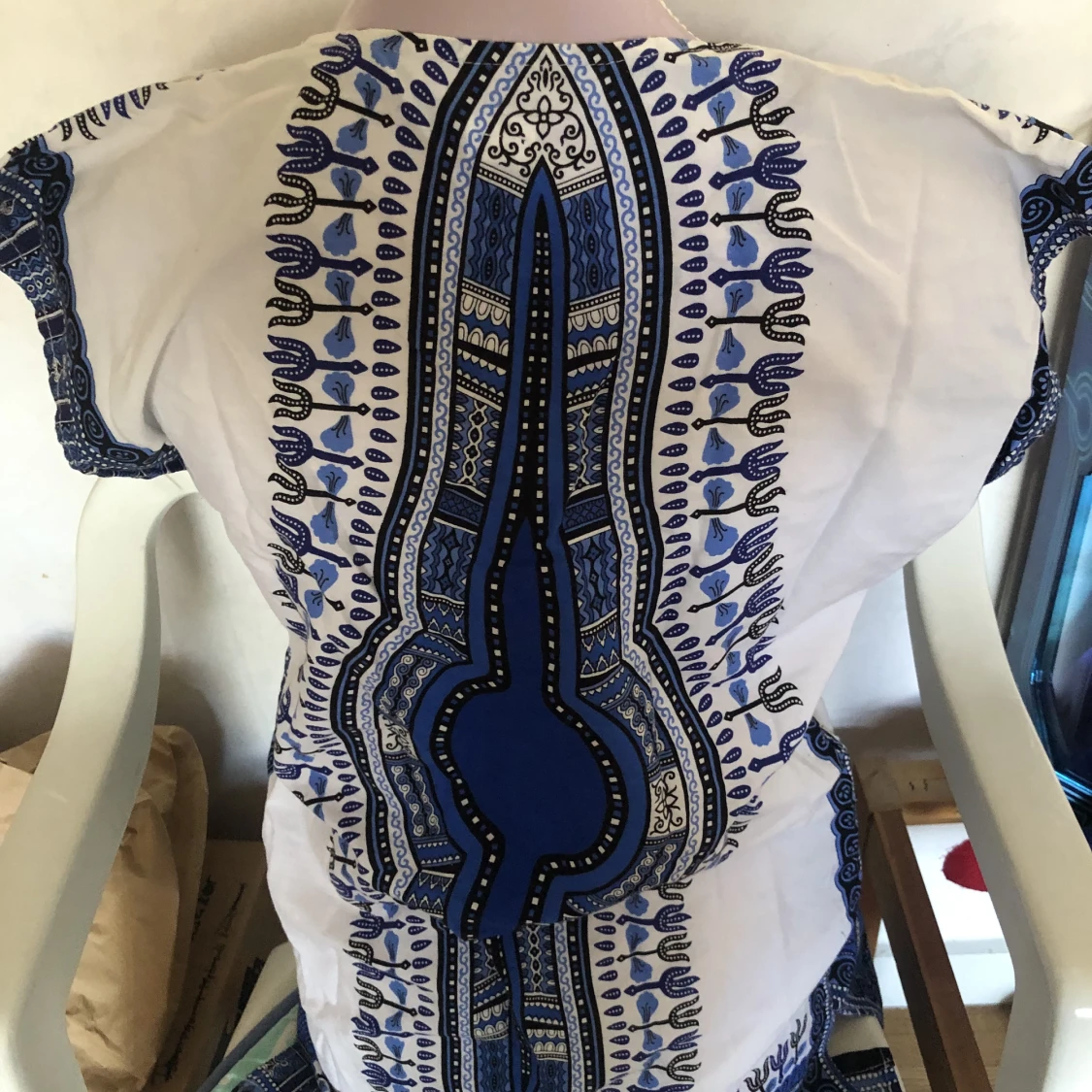 Dashiki blått/vitt  - 91