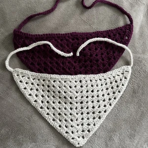 Virkad bandana - Kan göras i alla färger