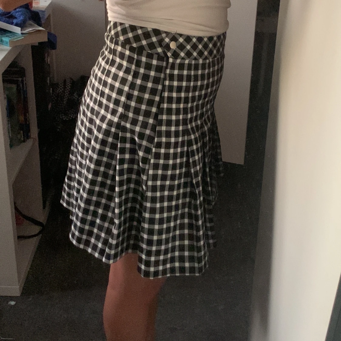 Svart och vit tenniskjol - 90