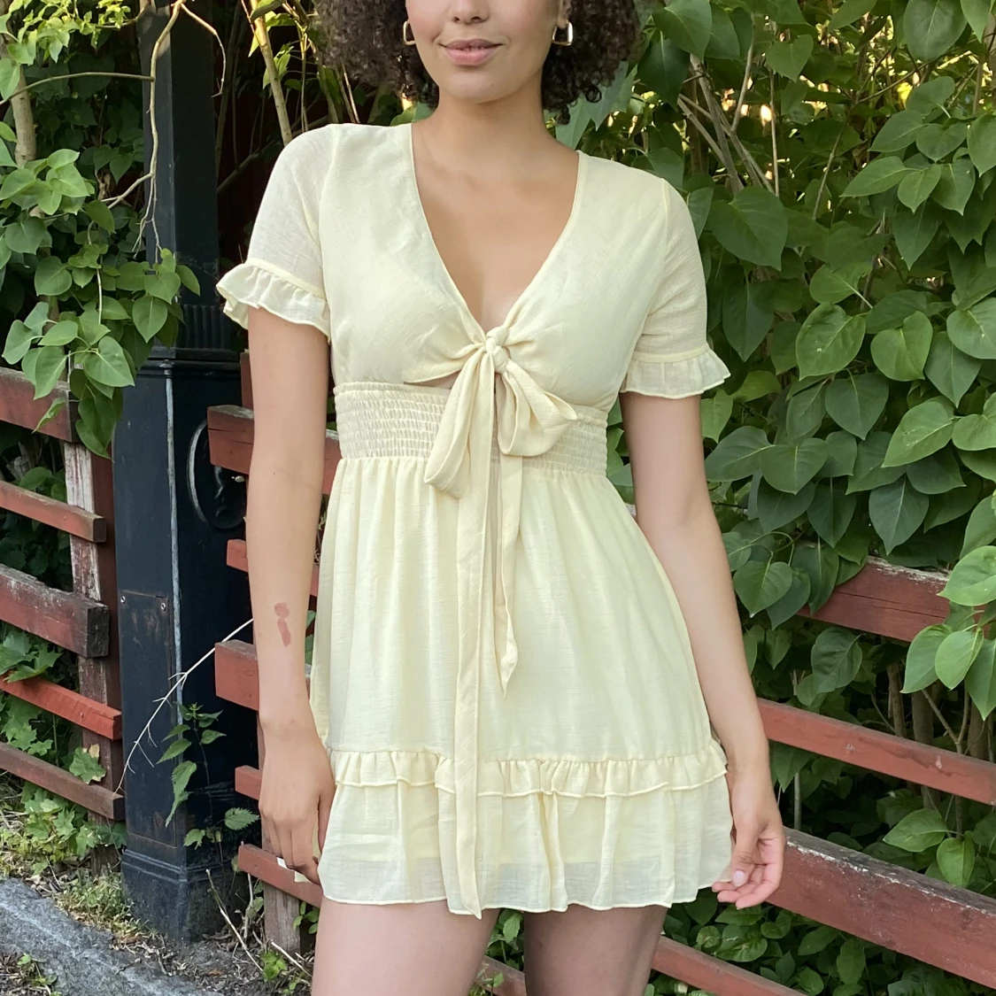 Gul klänning Cider - 90