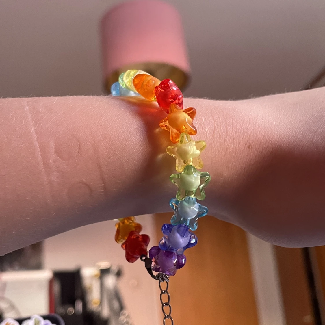 Armband regnbåge stjärnor - 90