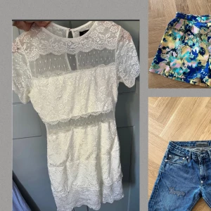 Vit spetsklänning dry lake  - Säljer klänning från dry lake storlek s. Mycket fint skick. 