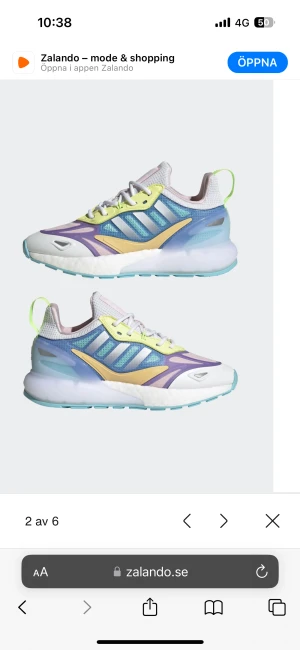 Adidas boost ZK sneakers  - Helt nya adidas skor i kartong, storlek 36,5.  Köpta på asos för 1.200