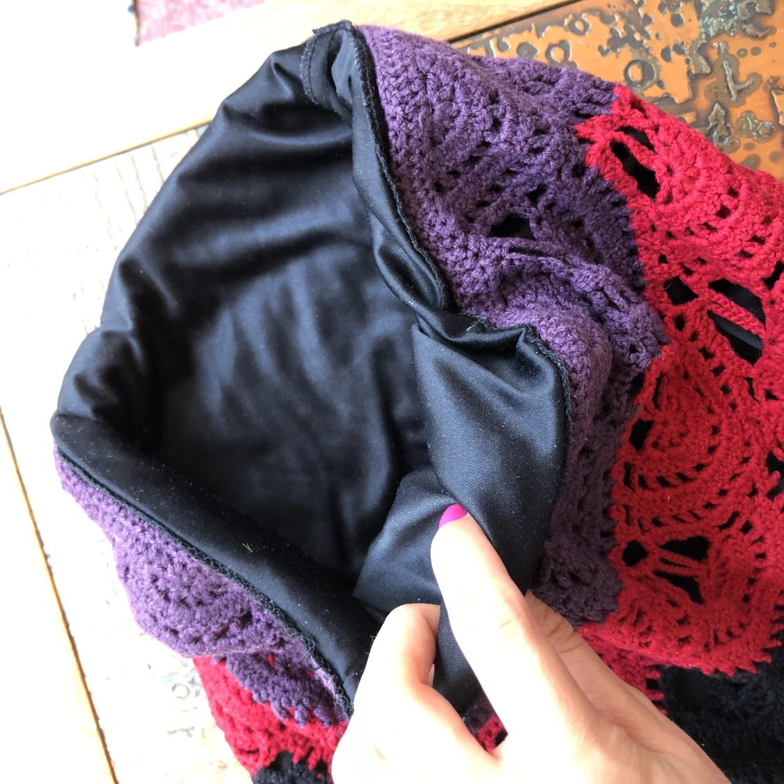 Stickad kjol med svart innerkjol (no see-through❤️) - 91