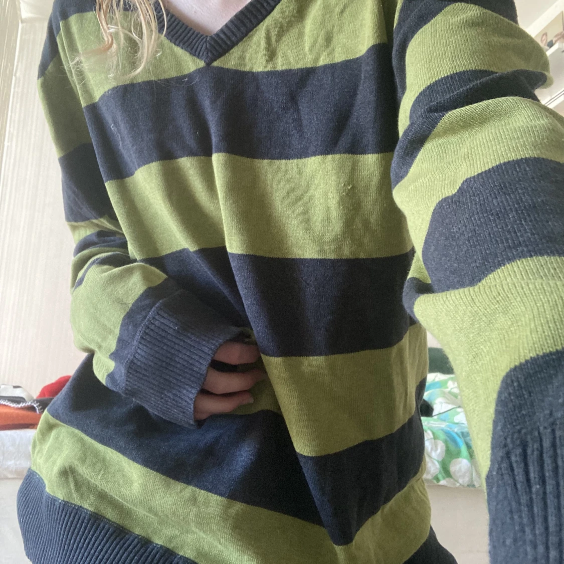 stickad tröja XL - 90