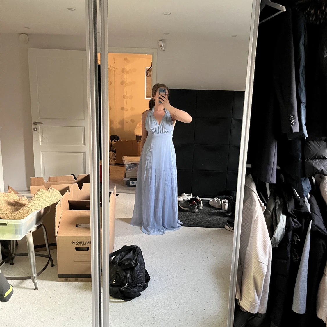 Balklänning babyblå