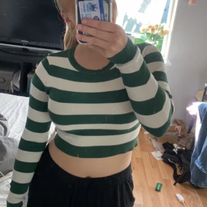 Zara tröja - Säljer denna randiga tröja ifrån Zara, bara använd ett par gånger💚