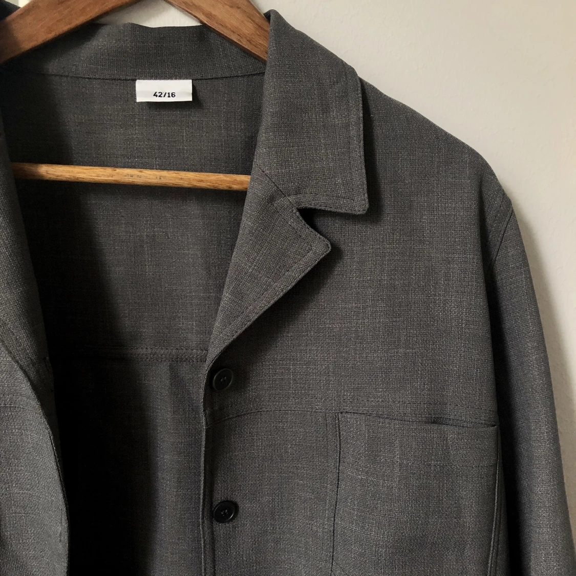Stengrå tunn kavaj/jacka  - 90
