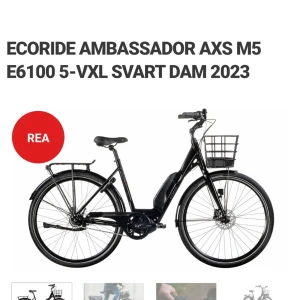 8vx eldamcykel - Ny pris nästan 30000. Min pappa vill nu sälja sin cykel 12.500