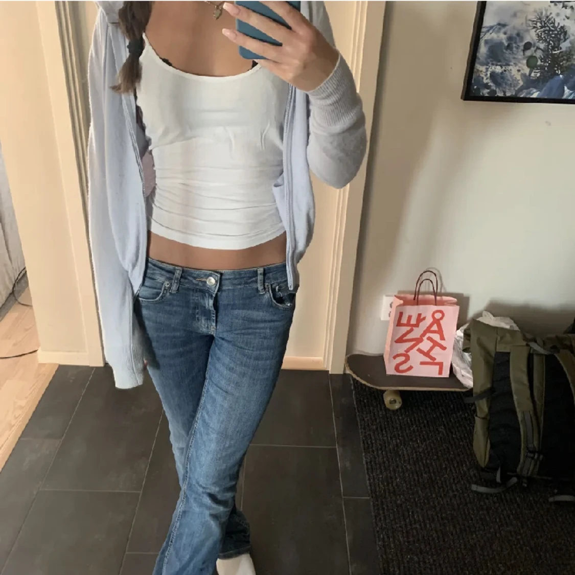 Ljusblå soft goat - 90