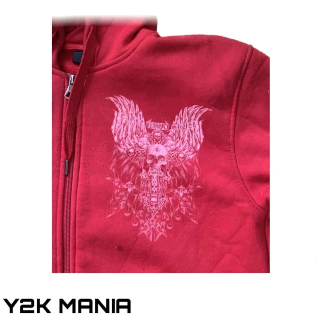 Y2K zip med tryck - 90