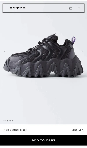 Eytys Nyskick - Eytys skor, använda ca 5 ggr så inga slitningar. Skickas i originalbox.  Nypris 3800:-