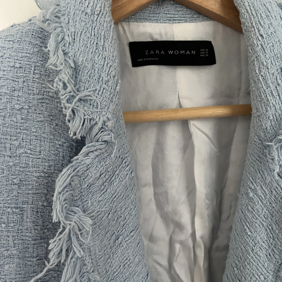 Zara kavaj ljusblå XS - 91