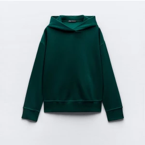 Snygg grön hoodie  - Säljer denna hoodie från zara🤩 fint skick!!