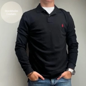 Ralph Lauren Piké - Långärmad Ralph Lauren Piké ⚫️ Skick 10/10