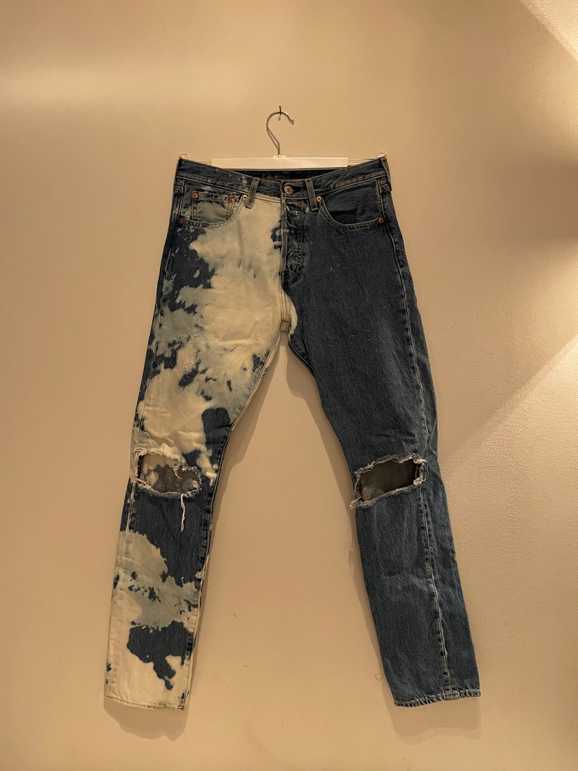 Bleached Levis 501