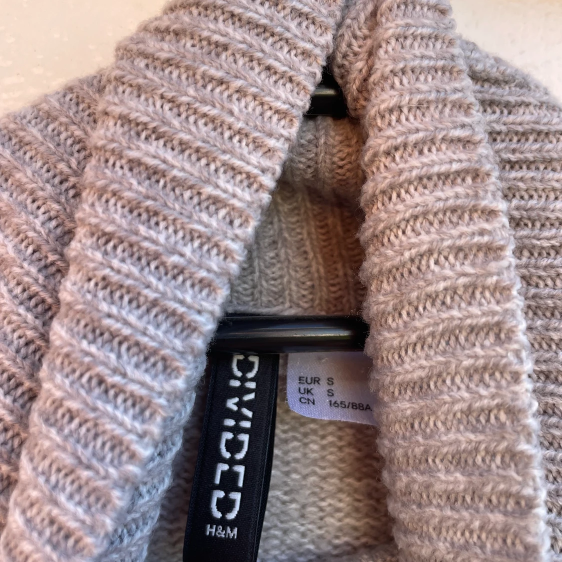 Grå Stickad tröja HM - 90