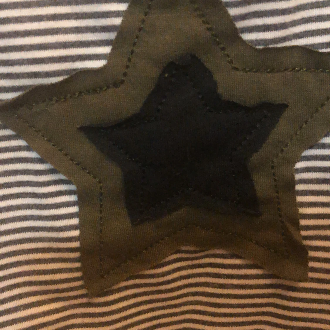 Randig stjärn linne - 91