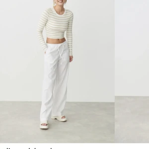 Linnebyxor Gina  - Ett par linnebyxor som igentligen ja behövde i stolek xs men har tyvärr tagit bort lappen och kan inte byta tillbaks men bara testa ha dom två gången men dom va tyvärr lite stora och inte min smak 