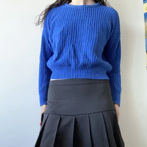 Stickad blå magtröja - Stickad blå magtröja från American Apparel 