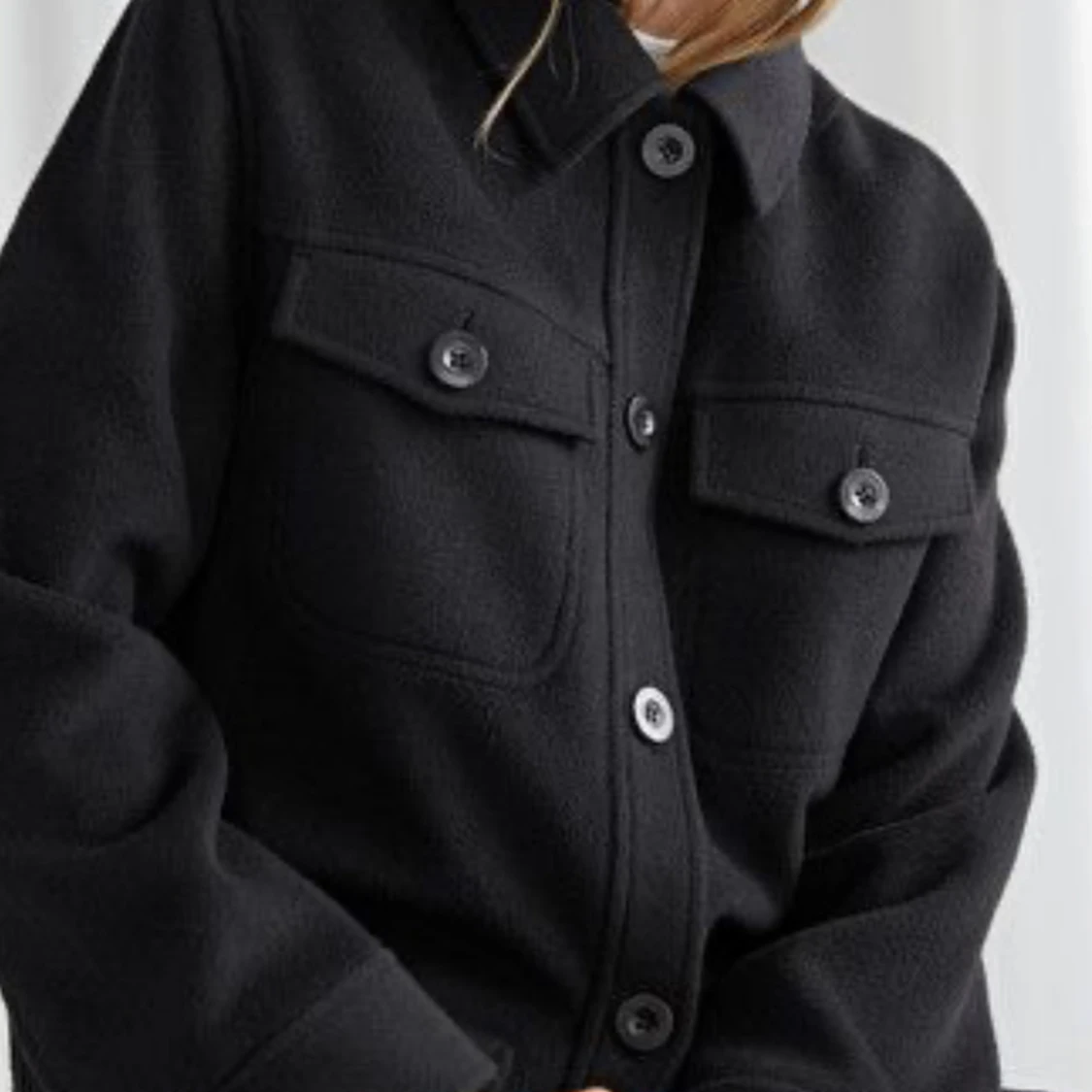 Other stories  overshirt jacka med skärp - 90