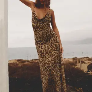 Säljer denna helt oanvända leopard klänningen från Zara! Storlek S! 